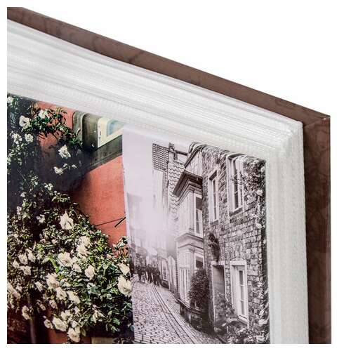  Фотоальбом brauberg "итальянские улочки" на 304 фото 10х15 см, твердая обложка, термосклейка, 391167 | Фотоальбомы