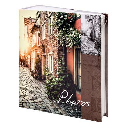  Фотоальбом brauberg "итальянские улочки" на 304 фото 10х15 см, твердая обложка, термосклейка, 391167 | Фотоальбомы
