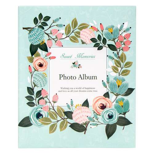  Фотоальбом brauberg "цветочный узор" на 304 фото 10х15 м, твердая обложка, термосклейка, 391162 | Фотоальбомы