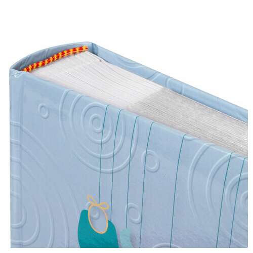  Фотоальбом brauberg "baby boy" на 200 фото 10х15 см, твердая обложка, бумажная страница, бокс, голубой, 391144 | Фотоальбомы