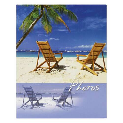  Фотоальбом brauberg "отдых у моря" на 200 фото 10х15 см, твердая обложка, термосварка, 391169 | Фотоальбомы