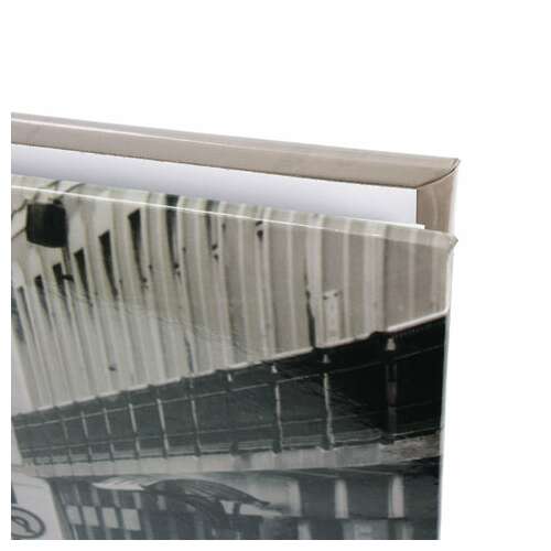  Фотоальбом brauberg 20 магнитных листов, 23х28 см, "трамвай", светло-коричневый, 391125 | Фотоальбомы