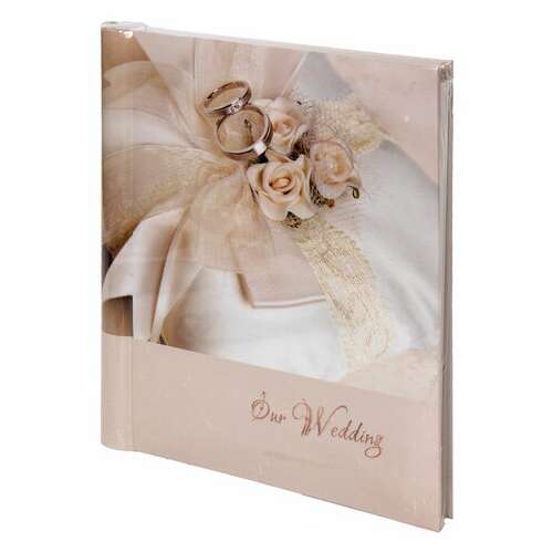  Фотоальбом brauberg свадебный "наша свадьба" 20 магнитных листов, 23х28 см, спираль, 391154 | Фотоальбомы