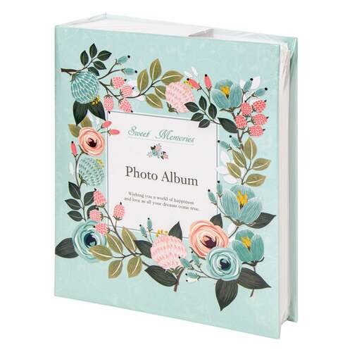  Фотоальбом brauberg "цветочный узор" на 304 фото 10х15 м, твердая обложка, термосклейка, 391162 | Фотоальбомы