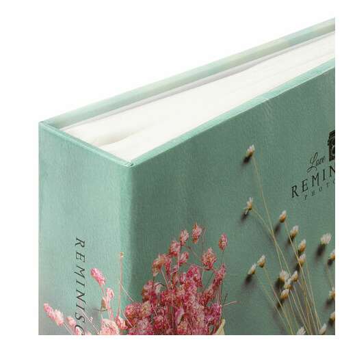  Фотоальбом brauberg "на бирюзовом фоне" на 200 фото 10х15 см, твердая обложка, термосварка, 391166 | Фотоальбомы