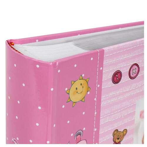  Фотоальбом brauberg "it's a girl" на 200 фото 10х15 см, твердая обложка, бумажные страницы, бокс, розовый, 391145 | Фотоальбомы