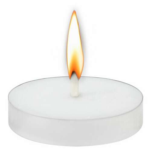  Свечи чайные standard, до 3,5 часов горения, вес 8,5 г, комплект 100 шт., в гильзе, laima, 609198 | Свечи чайные