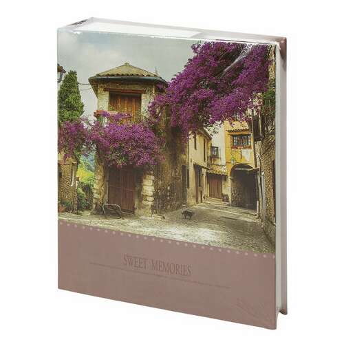  Фотоальбом brauberg "цветущая улица" на 200 фото 10х15 см, твердая обложка, термосварка, 391163 | Фотоальбомы