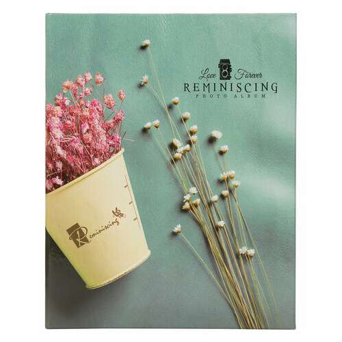  Фотоальбом brauberg "на бирюзовом фоне" на 200 фото 10х15 см, твердая обложка, термосварка, 391166 | Фотоальбомы