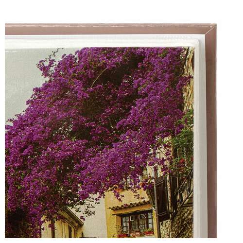  Фотоальбом brauberg "цветущая улица" на 200 фото 10х15 см, твердая обложка, термосварка, 391163 | Фотоальбомы