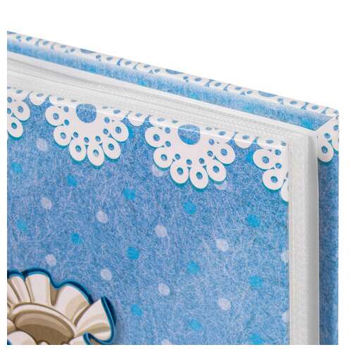  Фотоальбом brauberg "baby shoes" на 200 фото 10х15 см, твердая обложка, термосклейка, голубой, 39114, 391147 | Фотоальбомы