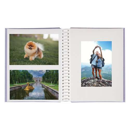  Фотоальбом brauberg "фотоаппарат" 20 магнитных листов, 23х28 см, спираль, 391161 | Фотоальбомы