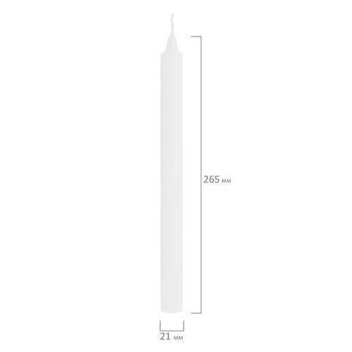  Свечи хозяйственные maxi life, до 8 часов, комплект 4 шт., h=265 мм, d=21 мм, флоу-пак, laima, 609204 | Свечи хозяйственные