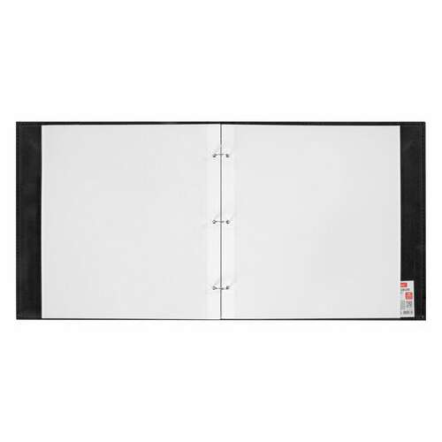  Фотоальбом brauberg "premium black" 20 магнитных листов 30х32 см, под кожу, черный, 391186 | Фотоальбомы