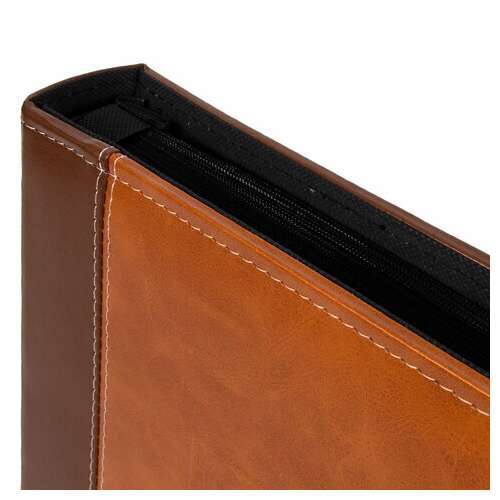  Фотоальбом brauberg "camel" на 500 фото 10х15 см, под гладкую кожу, коричневый, 391178 | Фотоальбомы