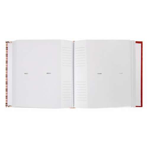  Фотоальбом brauberg "шотландка" на 200 фото 10х15 см, под кожу, бумажные страницы, бокс, 391192 | Фотоальбомы