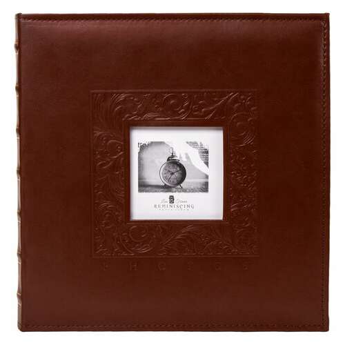 Фотоальбом brauberg "smooth brown" на 500 фото 10х15 см, под гладкую кожу, коричневый, 391177 | Фотоальбомы