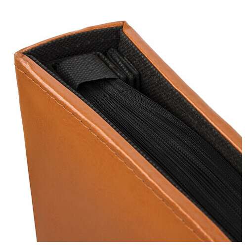  Фотоальбом brauberg "omega" на 500 фото 10х15 см, под гладкую кожу, коричневый, 391181 | Фотоальбомы