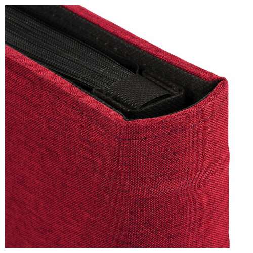  Фотоальбом brauberg на 500 фото 10х15 см, ткань, бордовый, 391187 | Фотоальбомы