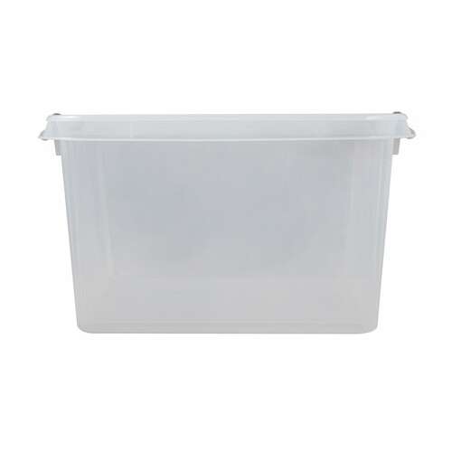  Ящик-контейнер 36 л с крышкой на защелках "профи", 29х50х39 см штабелируемый, прочный, прозрачный, 437950000 | Ящики, боксы и корзины универсальные