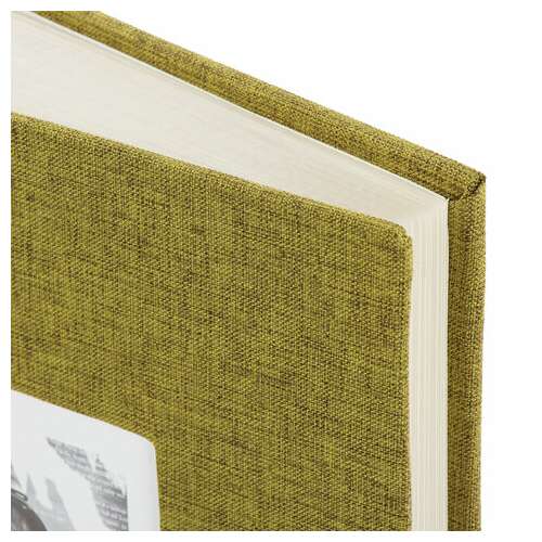  Фотоальбом brauberg на 300 фото 10х15 см, ткань, хаки, 391188 | Фотоальбомы