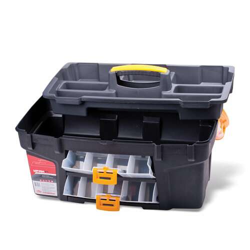  Ящик для инструментов уран, 21", 28х53х29 см, 3 бокса для мелочей, 2 выдвижные консоли, idea, м2927 | Ящики для инструментов