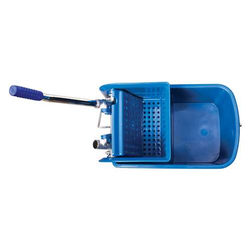  Тележка уборочная brabix, ведро 20 л, механический отжим, универсальная для офиса/дома, синяя, 601497 | Тележки уборочные