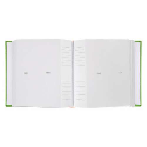  Фотоальбом brauberg "лайм" на 200 фото 10х15 см, ткань, зеленый, 391189 | Фотоальбомы