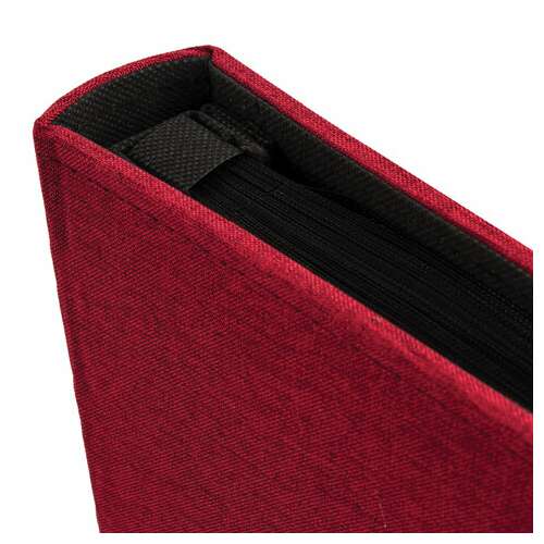  Фотоальбом brauberg на 500 фото 10х15 см, ткань, бордовый, 391187 | Фотоальбомы