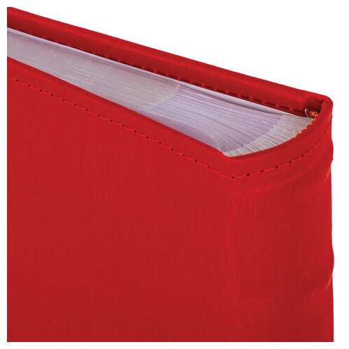  Фотоальбом brauberg на 200 фото 10х15 см, под кожу, бумажные страницы, бокс, красный, 391193 | Фотоальбомы