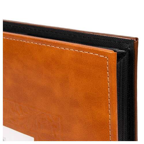  Фотоальбом brauberg "camel" на 500 фото 10х15 см, под гладкую кожу, коричневый, 391178 | Фотоальбомы