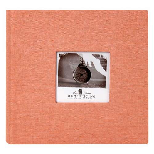  Фотоальбом brauberg "персик" на 200 фото 10х15 см, ткань, персиковый, 391190 | Фотоальбомы