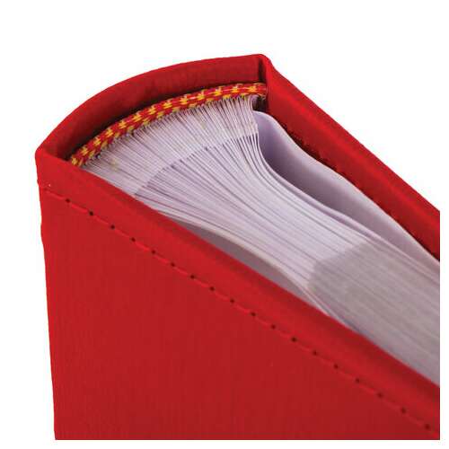  Фотоальбом brauberg на 200 фото 10х15 см, под кожу, бумажные страницы, бокс, красный, 391193 | Фотоальбомы