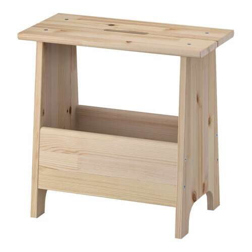  Табурет тумба деревянный, сосна, brabix "scandi wood sc-002", 490х250х450 мм, 641888, 004.02.35 | Комоды и тумбы из дерева «scandi wood»