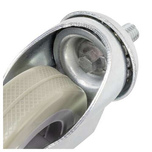  Колеса для уборочной тележки с штоком с резьбой, диаметр 75 мм, комплект 4 штуки, brabix, 605380 | Тележки уборочные