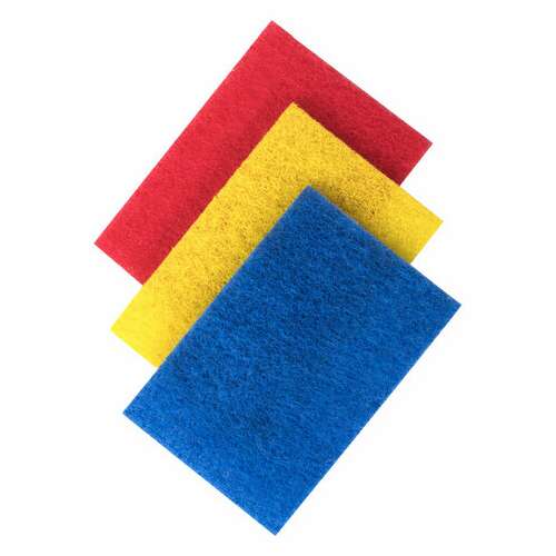  Губки-салфетки абразивные 130х90х5 мм, комплект 3 шт., от стойких загрязнений, laima, к6013, 601564 | Салфетки хозяйственные