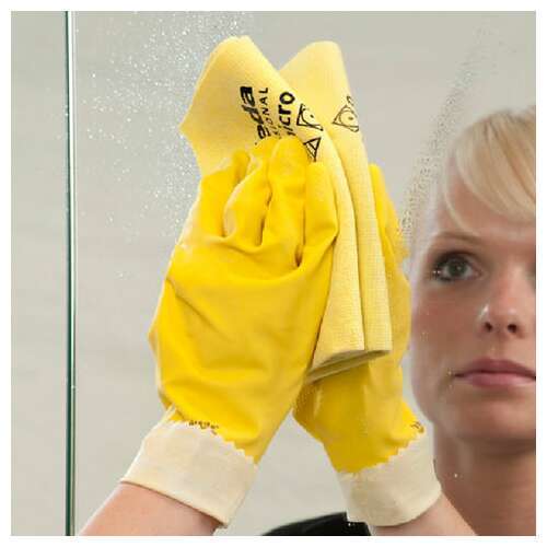  Салфетки vileda "пвамикро", комплект 5 шт., искусственная замша, голубая, 35х38 см, 143590 | Салфетки хозяйственные