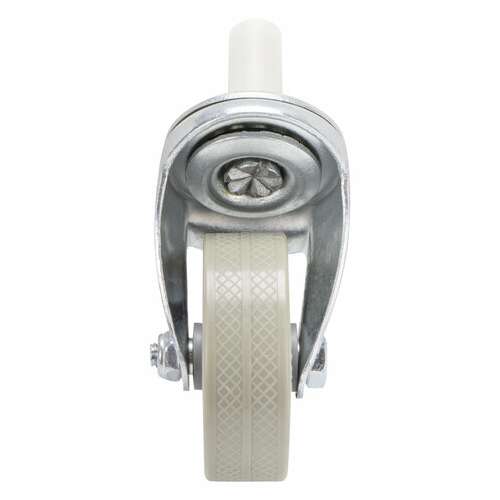  Колеса для уборочной тележки с штоком без резьбы, диаметр 50 мм, комплект 4 штуки, brabix, 605379 | Тележки уборочные