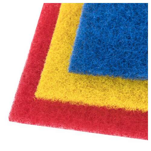  Губки-салфетки абразивные 130х90х5 мм, комплект 3 шт., от стойких загрязнений, laima, к6013, 601564 | Салфетки хозяйственные