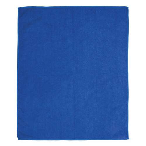  Тряпки для мытья пола, комплект 3 шт., плотная микрофибра, 50х60 см, синие, 260 г/м2, любаша "плюс", 603944 | Тряпки для пола