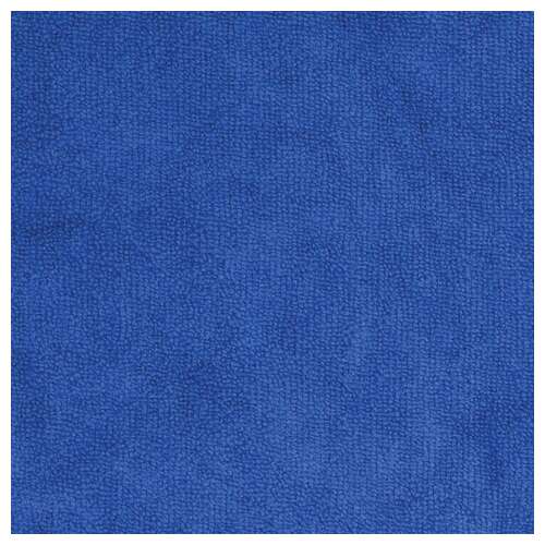  Тряпки для мытья пола, комплект 3 шт., плотная микрофибра, 50х60 см, синие, 260 г/м2, любаша "плюс", 603944 | Тряпки для пола