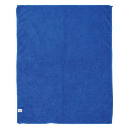  Тряпки для мытья пола, комплект 3 шт., плотная микрофибра, 50х60 см, синие, 260 г/м2, любаша "плюс", 603944 | Тряпки для пола