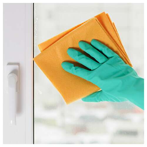  Тряпка вискозная универсальная standart, 50х60 см, 120 г/м2, оранжевая, любаша, к4118, 605498 | Тряпки для пола