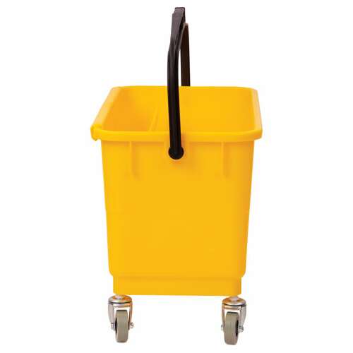  Ведро-тележка на колесах для уборки 24 л, отжим для окномоек и pva швабр, laima prof, 606662 | Тележки уборочные