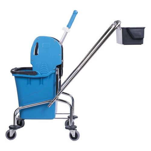  Тележка уборочная, 1 съемное ведро 25 л, механический отжим, корзина, brabix, турция, 607902 | Тележки уборочные