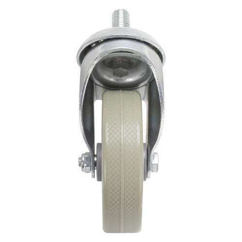  Колеса для уборочной тележки с штоком с резьбой, диаметр 75 мм, комплект 4 штуки, brabix, 605380 | Тележки уборочные