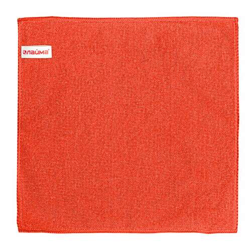  Салфетка из микрофибры универсальная 30х30 см, оранжевая, 220 г/м2, laima, 601242 | Салфетки хозяйственные