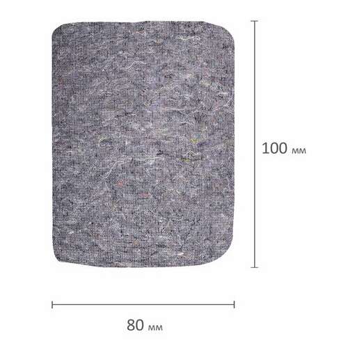  Тряпка для мытья пола 80х100 см, плотность 180 г/м2, хпп, 80% хлопок, 20% полиэфир, "эконом" laima, 600836 | Тряпки для пола