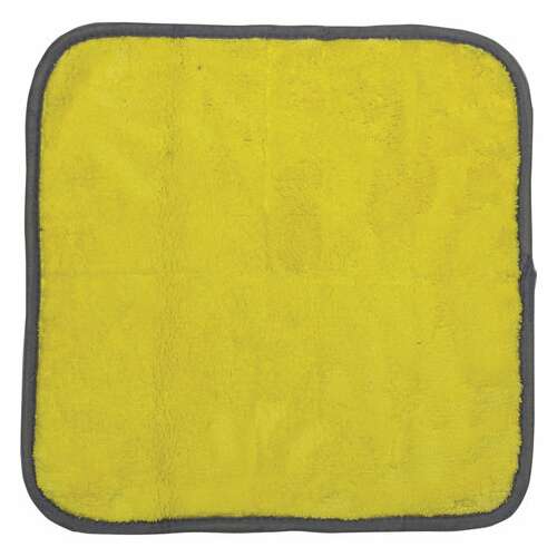  Салфетка из микрофибры универсальная двусторонняя 35х35 см, желтая/серая, 500 г/м2, laima, 604686 | Салфетки хозяйственные