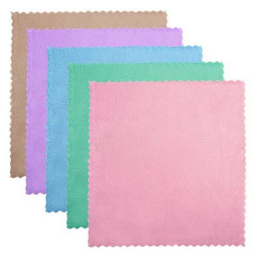  Салфетки из микрофибры плюшевой 30х30 см, комплект 20 шт., pastel, ассорти, 250 г/м2, laima home, 608444 | Салфетки хозяйственные
